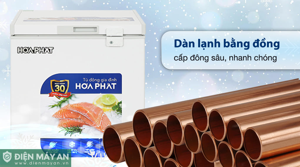 Tủ đông Hòa Phát 107 Lít HPF AD6107